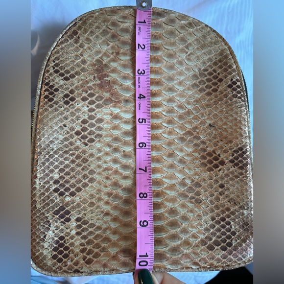 Real Phyton skin backpack by Geudo made on order - Picture 6 of 8